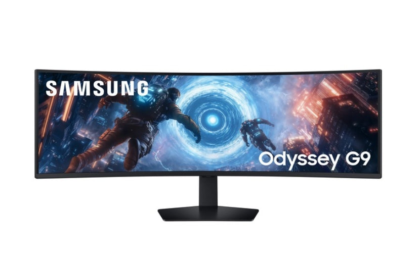 Samsung LS49FG910, 49" Odyssey G9 GAMING VA Curved OLED, 1000R, 144Hz, Smart. 32:9, 5120 x 1440, Display Port , HDMI,Micro HDMI, USB Hub, Silver