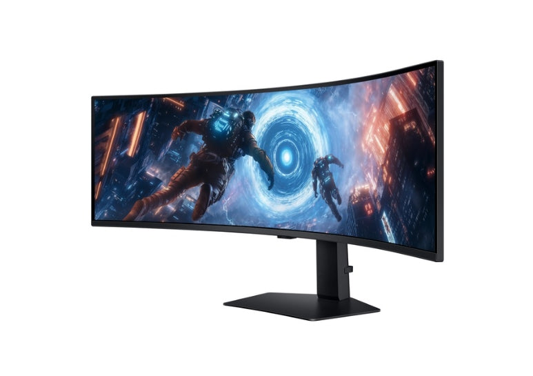 Samsung LS49FG910, 49" Odyssey G9 GAMING VA Curved OLED, 1000R, 144Hz, Smart. 32:9, 5120 x 1440, Display Port , HDMI,Micro HDMI, USB Hub, Silver
