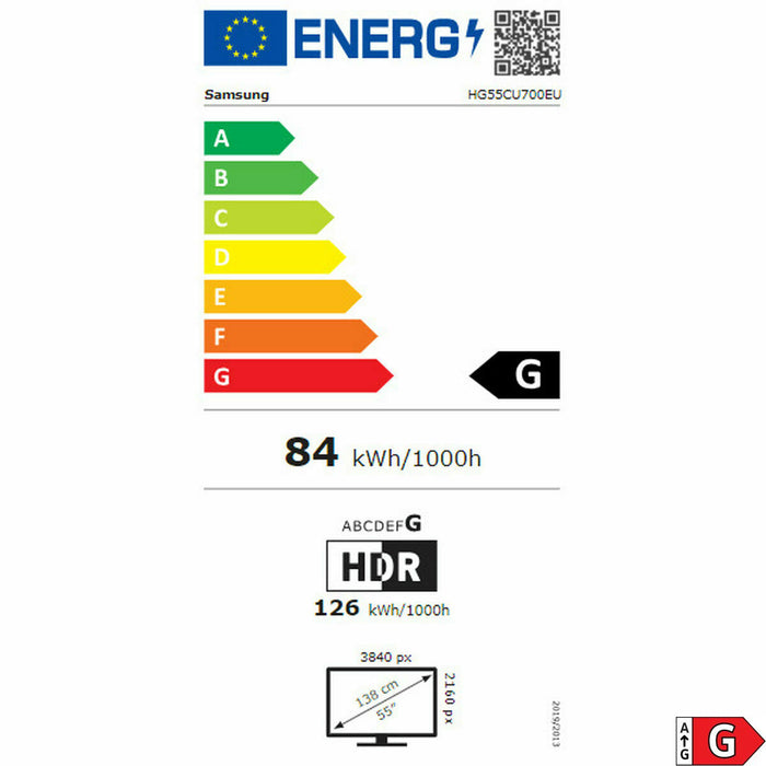 Smart TV Samsung HG55CU700EUXEN 55" LED 4K Ultra HD