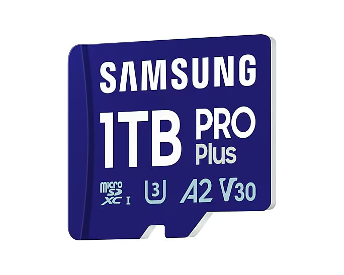 Samsung 1TB micro SD Card PRO Plus with Adapter, UHS-I, Read 180MB/s - Write 130MB/s