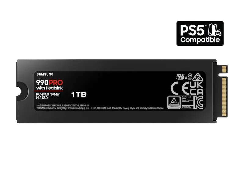 SSD SAMSUNG 990 PRO with Heatsink 1TB M.2 Type 2280, MZ-V9P1T0GW