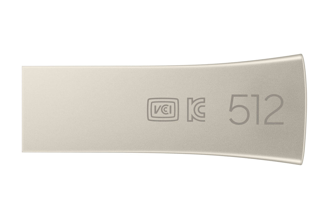 USB memory Samsung BAR Plus USB stick 512GB Silver USB 3.1
