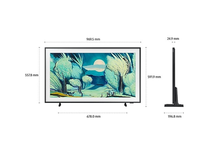 TV SAMSUNG The Frame QE43LS03FAUXXH, 43", QLED 4K UltraHD, Vision AI, SmartTV Tizen™, LS03F (2025)