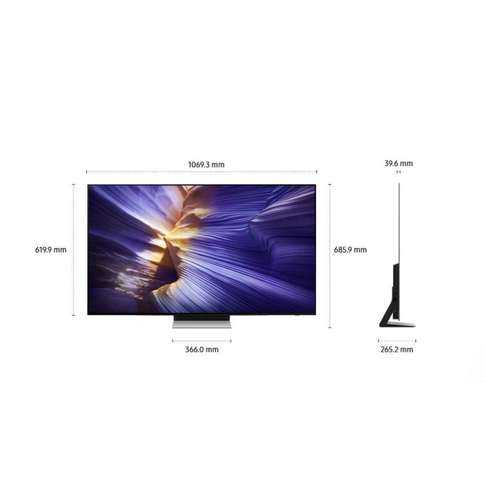 TV Samsung QE48S90FAEX, 120 cm, 3840x2160 UHD-4K, 48 inch, OLED, Smart TV, Tizen