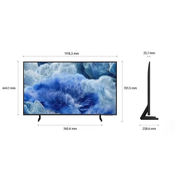 SAMSUNG QLED TV QE50Q8FAAUXXH, 50", 127 cm, 4K, Ultra HD, Smart, Black EU