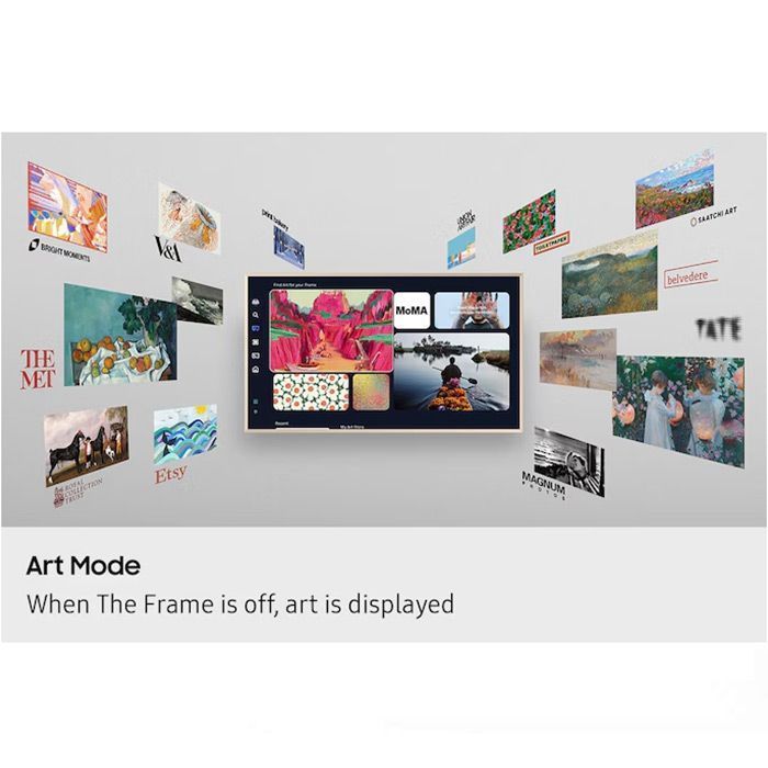 TV SAMSUNG The Frame QE65LS03FAUXXH, 65", QLED 4K UltraHD, Vision AI, SmartTV Tizen™, LS03F (2025)