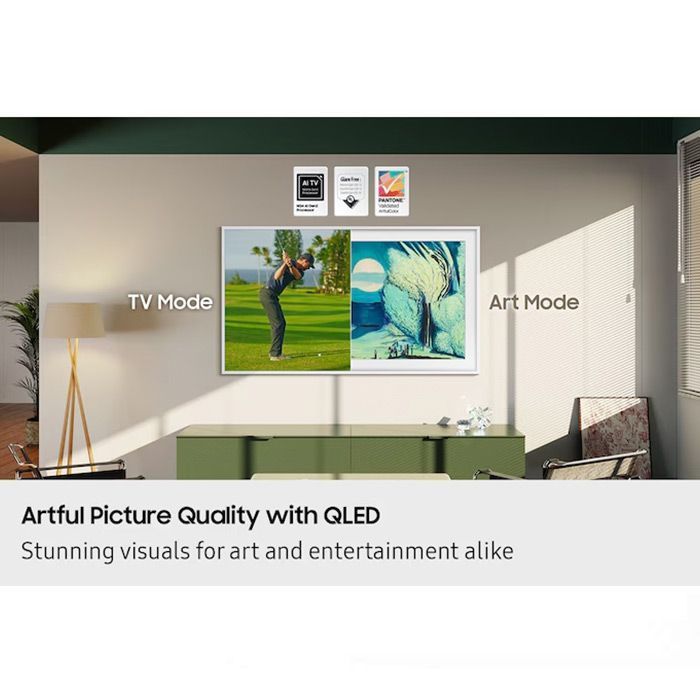 TV SAMSUNG The Frame QE65LS03FAUXXH, 65", QLED 4K UltraHD, Vision AI, SmartTV Tizen™, LS03F (2025)