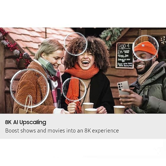 TV SAMSUNG QE85QN900FTXXH, 85", Neo QLED 8K Vision AI, QN900F, Smart TV, (2025)