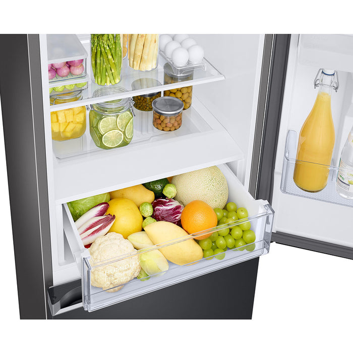 Refrigerator with freezer SAMSUNG RB34C652EB1/EF, 341 l, SpaceMax, Wi-Fi, 185 cm, class E