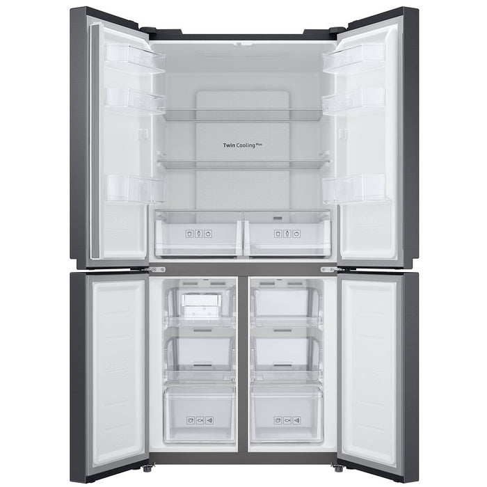 Refrigerator with French door SAMSUNG Twin Cooling Plus RF48A400EB4/EO, 488 l, No Frost, 177.5 cm