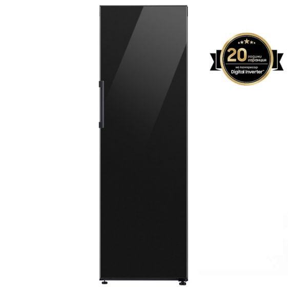 Refrigerator SAMSUNG RR39C76C322/EF, 387 l, SmartThings Energy, All-around Cooling, Clean Glass Black