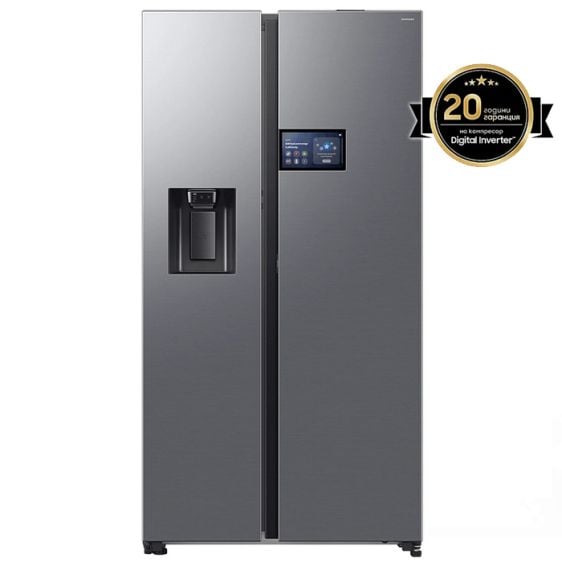 Refrigerator with freezer SAMSUNG Side-by-Side RS90F65EDTEO, 621 l, Auto Open Door, 174.4 cm