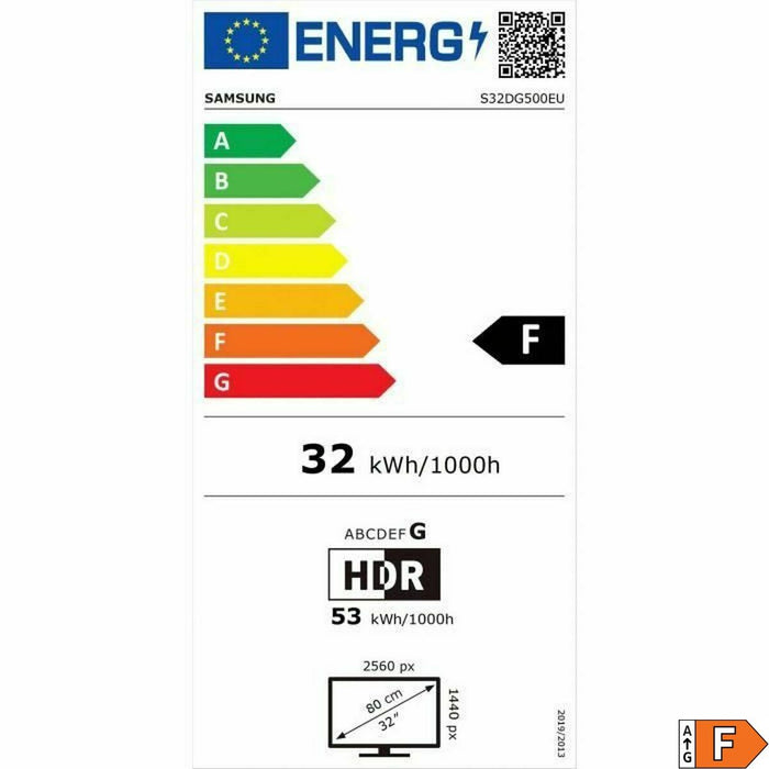 Gaming Monitor Samsung LS32DG500EUXEN Quad HD 32"
