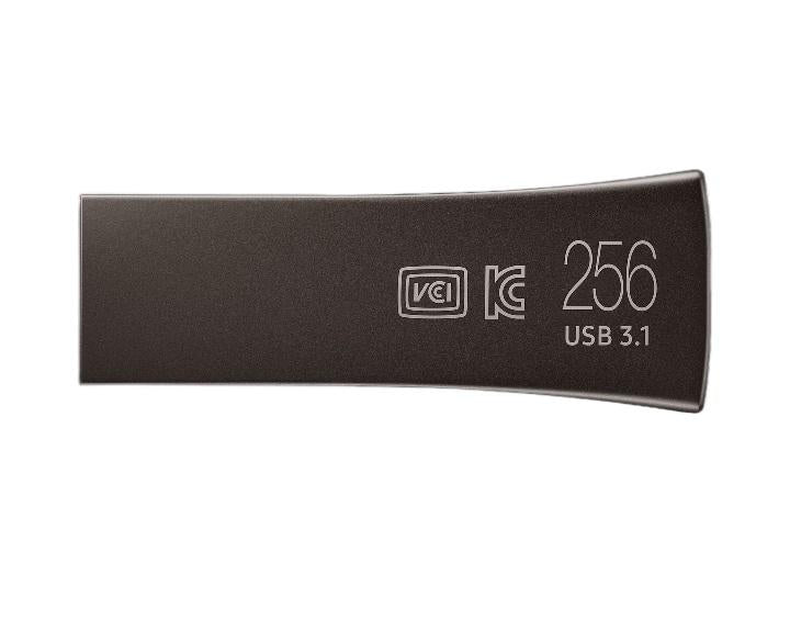USB memory Samsung BAR Plus, 256GB, USB-A, Titanium Gray