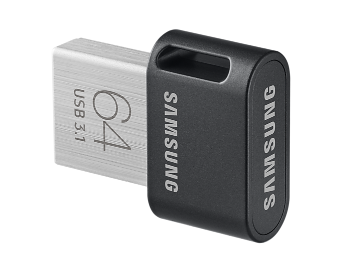 USB memory Samsung FIT Plus, 64GB, USB-A, Black