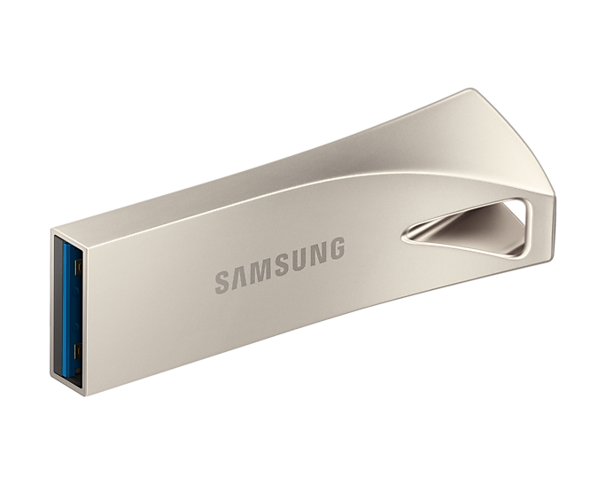 USB memory Samsung BAR Plus, 64GB, USB-A, Silver