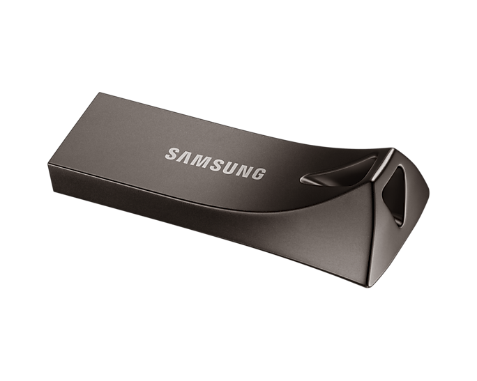 USB memory Samsung BAR Plus, 64GB, USB-A, Titanium Gray
