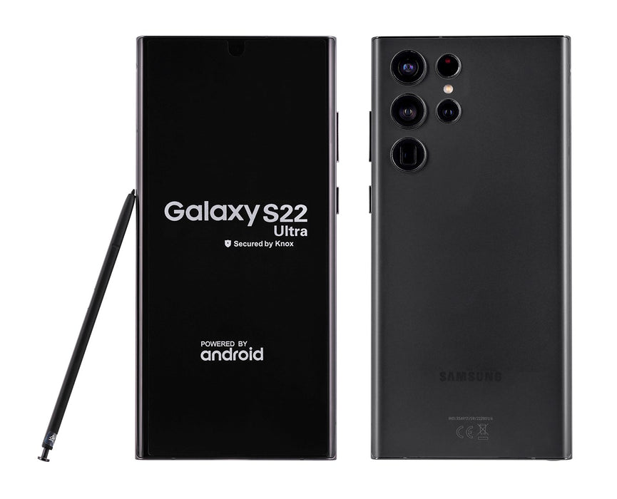 Samsung Galaxy S22 Ultra SM-S908B 17.3 cm (6.8") Dual SIM Android 12 5G USB Type-C 8 GB 128 GB 5000 mAh Black Remade / Refurbished