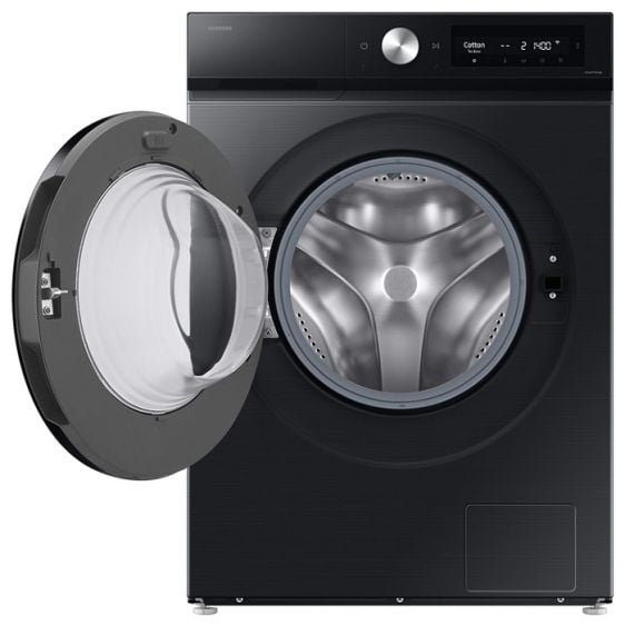 Washing machine with dryer SAMSUNG WD90DB7B85GBU4, 9/6 kg, SmartThings AI Energy, Ecobubble, 1400 rpm. Black