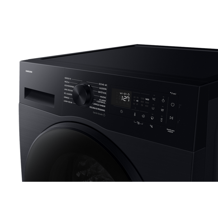 Washing machine with dryer SAMSUNG WD90DG5B15BBLE, 9/6 kg, SmartThings AI Energy, 1400 rpm. Black