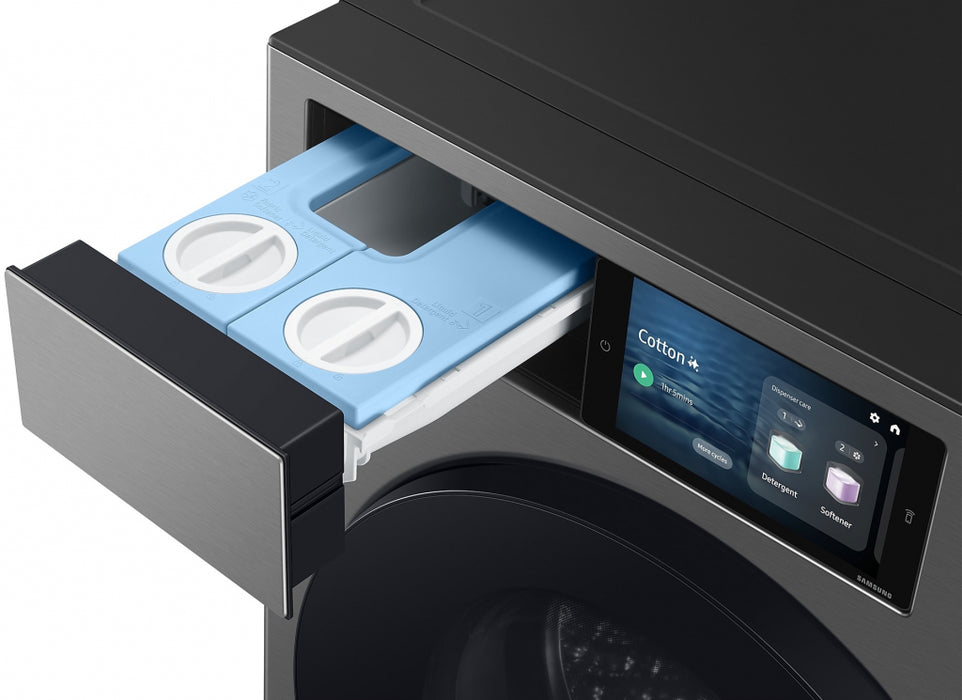 Washing machine SAMSUNG WF90F09C4SU4, 9 kg, 1400 rpm, AI Wash, Silver