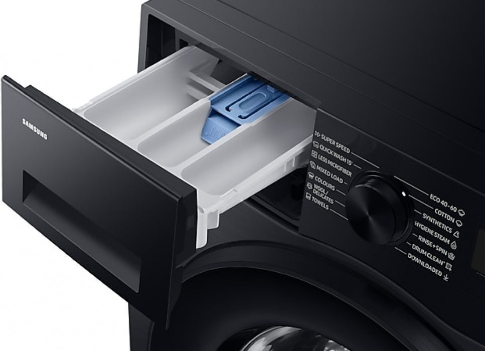 Washing machine SAMSUNG WW90DG5G34ABLE, 9 kg, AI Ecobubble™, 1400 rpm, Black