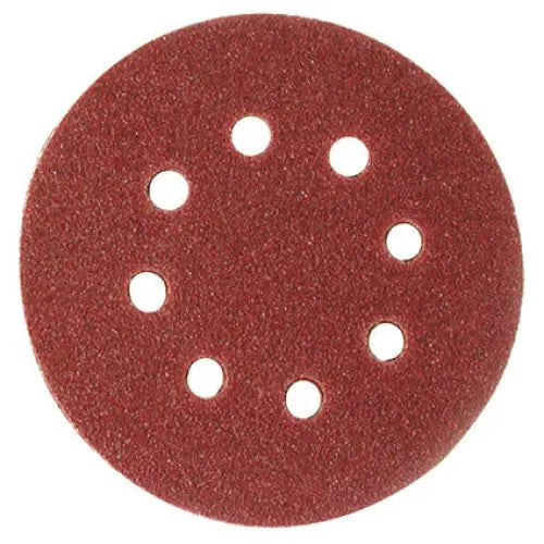 SANDING FOR ECCENTRIC GRINDER F125 K120 8 HOLES 10 PCS RAIDER - Шкурки за машинно шлайфане<<<Консумативи за