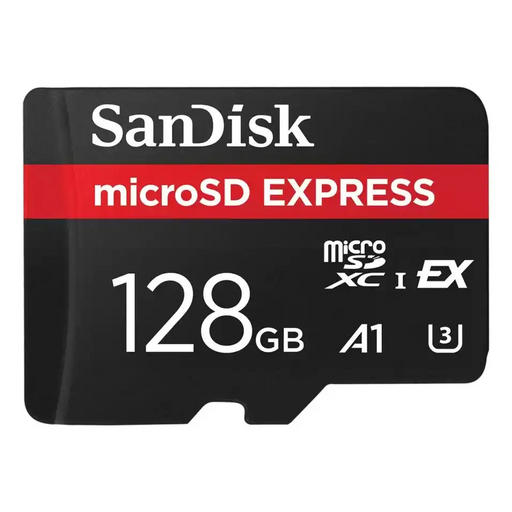 SanDisk Express 128 GB MicroSDXC UHS-I - SecureDigital flash memoriesPAM-SDG<<<Memory devicesPAM<<<ActionPL&&&Карти