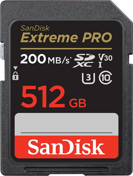 SANDISK Extreme PRO SDHC memory card 512GB - Карти памет<<<Фото и видео аксесоари<<<ValiAPI&&&SecureDigital flash