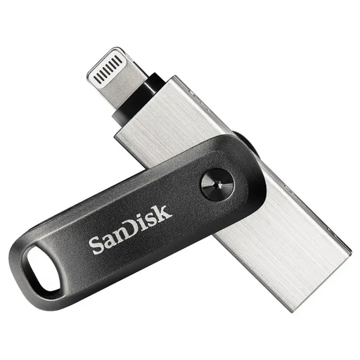 SanDisk iXpand USB flash drive 64 GB USB Type-A / Lightning 3.2 Gen 2 (3.1 Gen 2) Black Silver
