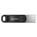 SanDisk iXpand USB flash drive 64 GB USB Type-A / Lightning 3.2 Gen 2 (3.1 Gen 2) Black Silver