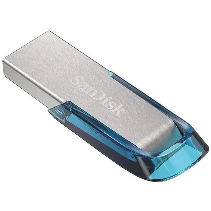 SanDisk Ultra Flair USB flash drive 32 GB USB Type-A 3.2 Gen 1 (3.1 Gen 1) Blue Silver - FlashDrivesPAM-FLD<<<Memory