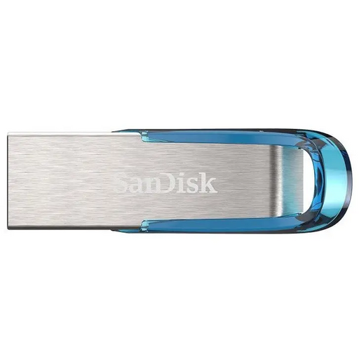 SanDisk Ultra Flair USB flash drive 64 GB USB Type-A 3.2 Gen 1 (3.1 Gen 1) Blue Silver - FlashDrivesPAM-FLD<<<Memory