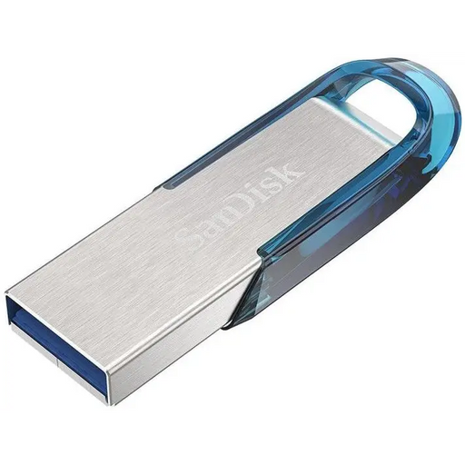 SanDisk Ultra Flair USB flash drive 64 GB USB Type-A 3.2 Gen 1 (3.1 Gen 1) Blue Silver - FlashDrivesPAM-FLD<<<Memory