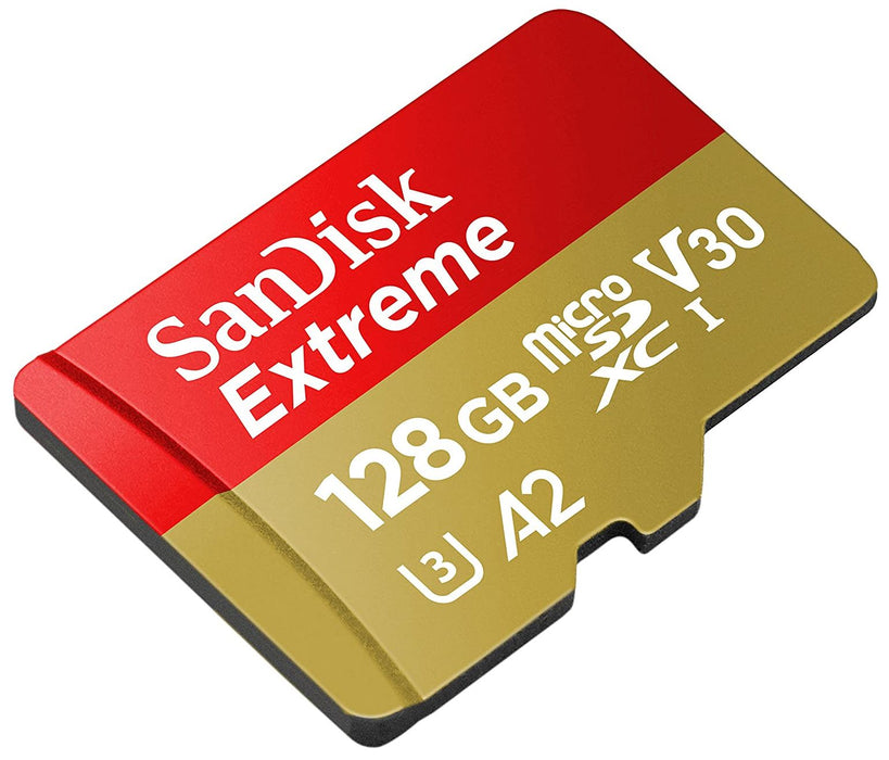 Memory card SANDISK EXTREME microSDXC 128 GB 190/90 MB/s UHS-I U3 (SDSQXAA-128G-GN6MA)