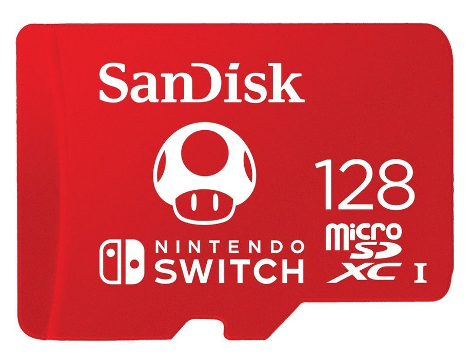 SanDisk memory card for Nintendo Switch, microSDXC UHS-I, 128GB, Up to 100MB/s