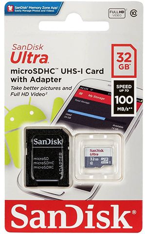 Memory card SANDISK Ultra microSDHC UHS-I, 32GB