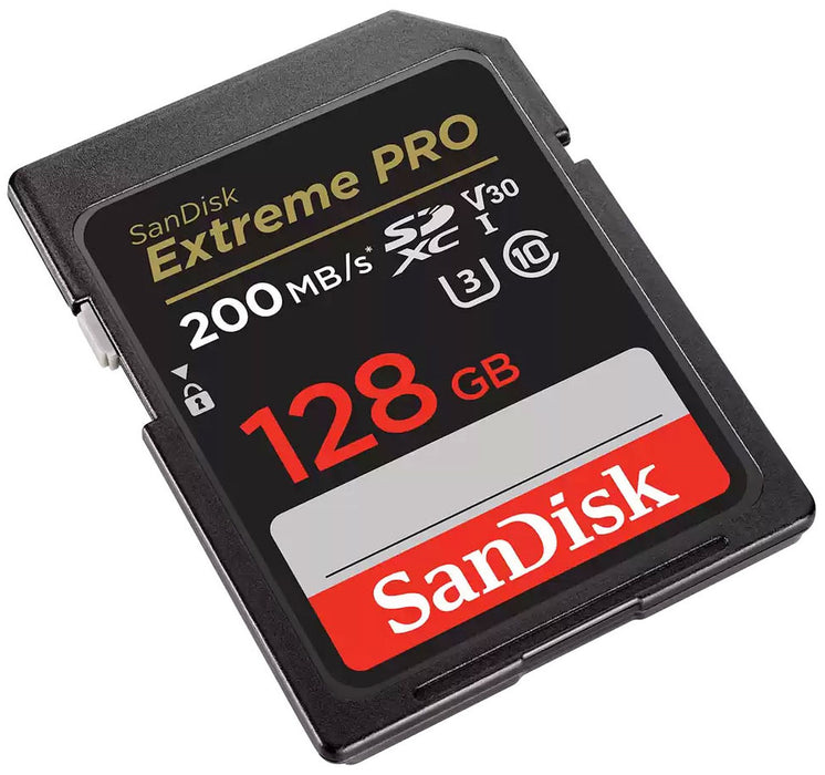 Memory card SANDISK EXTREME PRO SDXC 128GB 200/90 MB/s UHS-I U3  (SDSDXXD-128G-GN4IN)