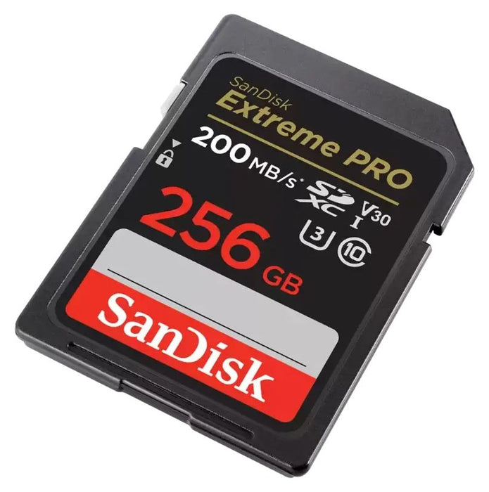 Memory card SANDISK Extreme PRO SDXC, 256GB, UHS-1, Class 10, U3, 140 MB/s