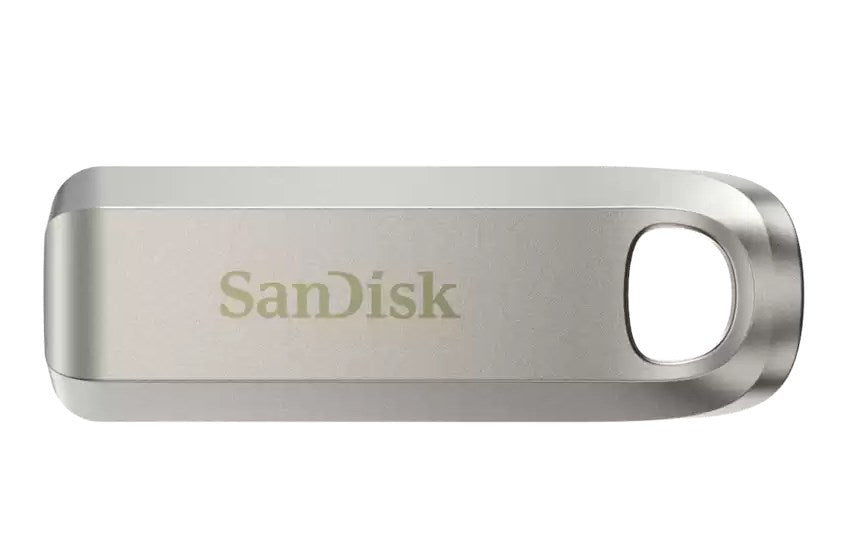 USB memory stick SanDisk Ultra Luxe, 64GB, USB 3.2 Gen 1, USB-C, Silver