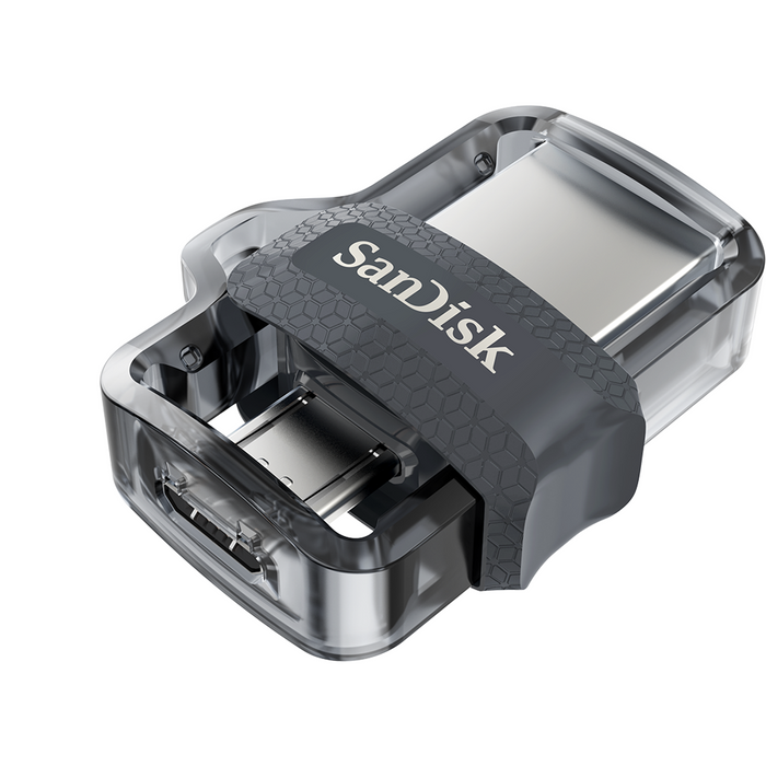 USB flash drive SanDisk Ultra Dual Drive m3.0, 128GB, OTG, Black