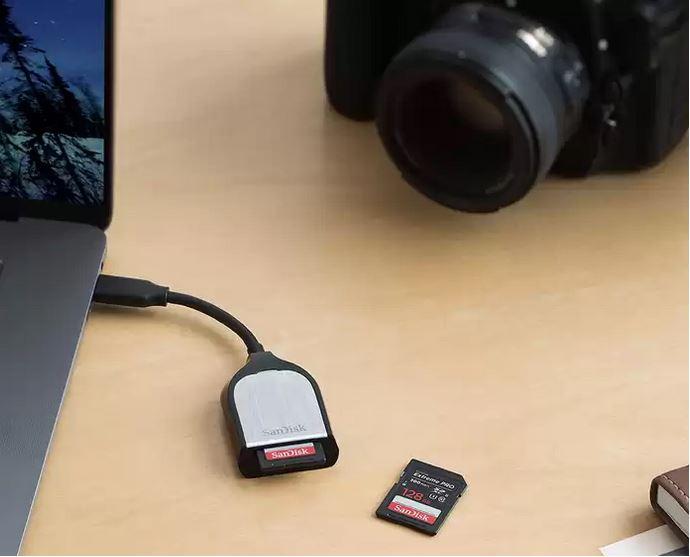 SanDisk Extreme PRO Card Reader, USB-C, SD-SDDR-409-G46