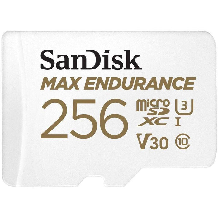 Memory card SANDISK MAX Endurance, SD Adapter, micro SDXC UHD, V30, 256GB, Class 10