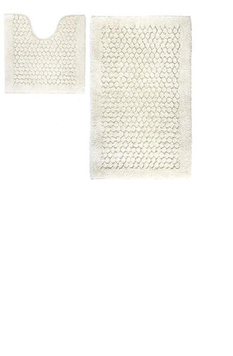 K-KT BATH MAT 80X40 + 50X40 WHITE
