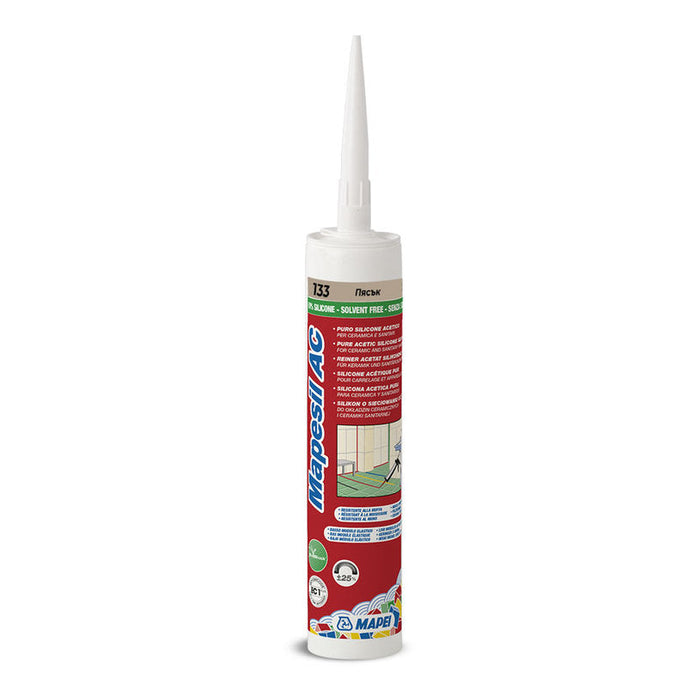 SANITARY SILICONE MAPEI MAPESIL AC 133 - Силикони и акрили<<<Лепила за плочки фуги силикони и