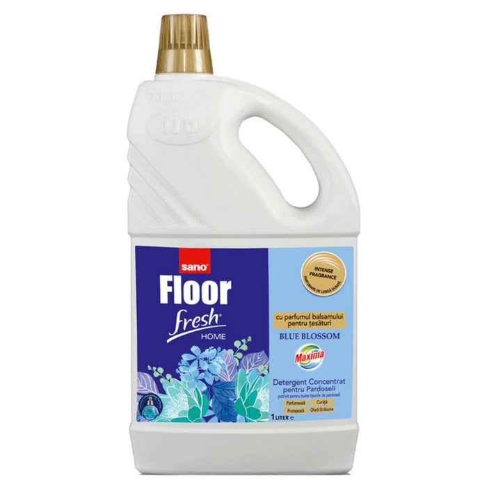FLOOR CLEANER 1L BLUE FLOWERS SANO