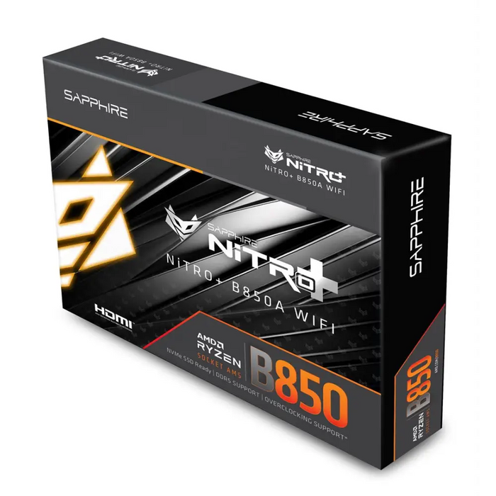 Sapphire NITRO+ B850A WIFI 7 AMD B850 Socket AM5 micro ATX - Motherboards Socket-AM5PLY-AM5<<<MotherboardsPLY<<<ActionPL