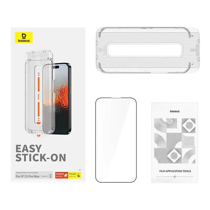 Sapphire Tempered Glass Baseus 0.3mm for iPhone 15 ProMax - For smartphones<<<Tempered glass and screen
