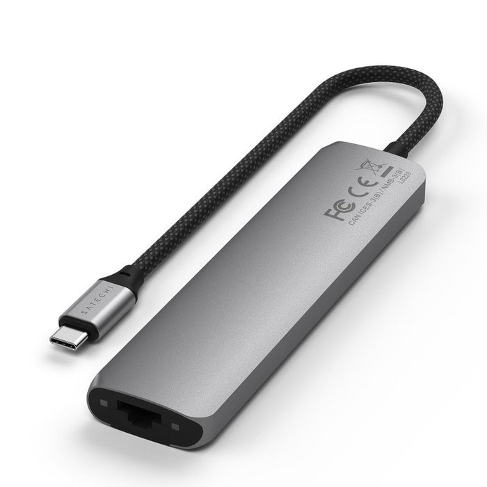 HUB USB Satechi 7-in-1 USB-C Slim Multiport Adapter ST-P7SM