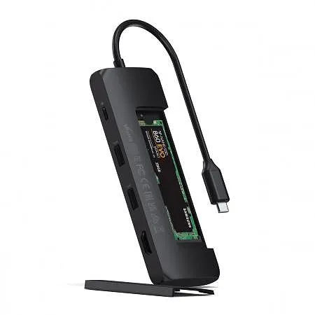 HUB USB Satechi Type-C (SSD, HDMI 4K, 2xUSB-A) ST-UCHSEK